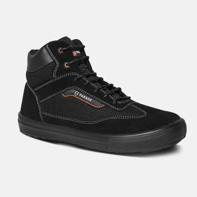 High safety shoes - Volta - Unisex - EN ISO 20345 - S1P SRC - Black
