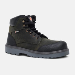 CHAUSSURES DE SECURITE HAUTES PARADE WARNER MARRON EN 20345 2011 S3