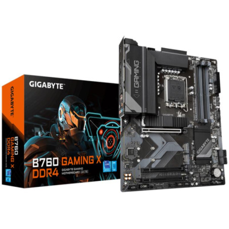 Cartes mères - GIGABYTE - B760 GAMING X DDR4 Carte Mère - Prend en charge les processeurs Intel Core de 14e génération, VRM numé