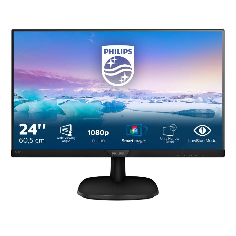 Écrans plats de PC - Philips - Moniteur LCD Full HD 243V7QJABF/00