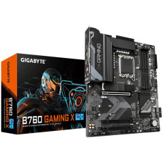 Cartes mères - GIGABYTE - B760 GAMING X Carte Mère - Compatible avec les processeurs Intel Core 14e génération, VRM numérique 8+