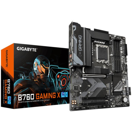 Cartes mères - GIGABYTE - B760 GAMING X Carte Mère - Compatible avec les processeurs Intel Core 14e génération, VRM numérique 8+