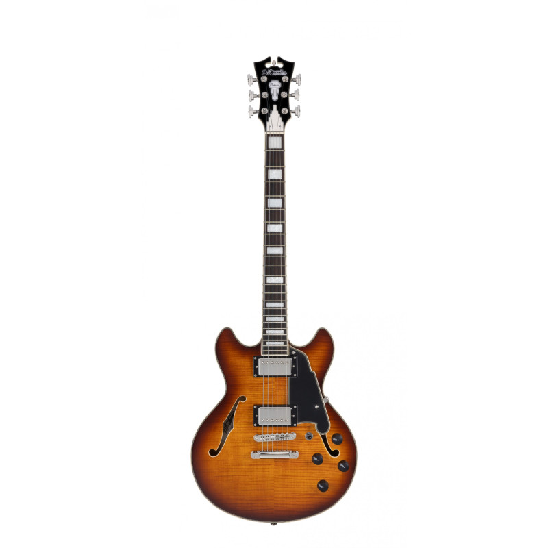 D'ANGELICO Premier Mini DC Dark Iced Tea Burst