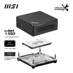 Barebones PC/ poste de travail - MSI - Cubi 5 12M-003BEU | Soul Rebel E-Shop