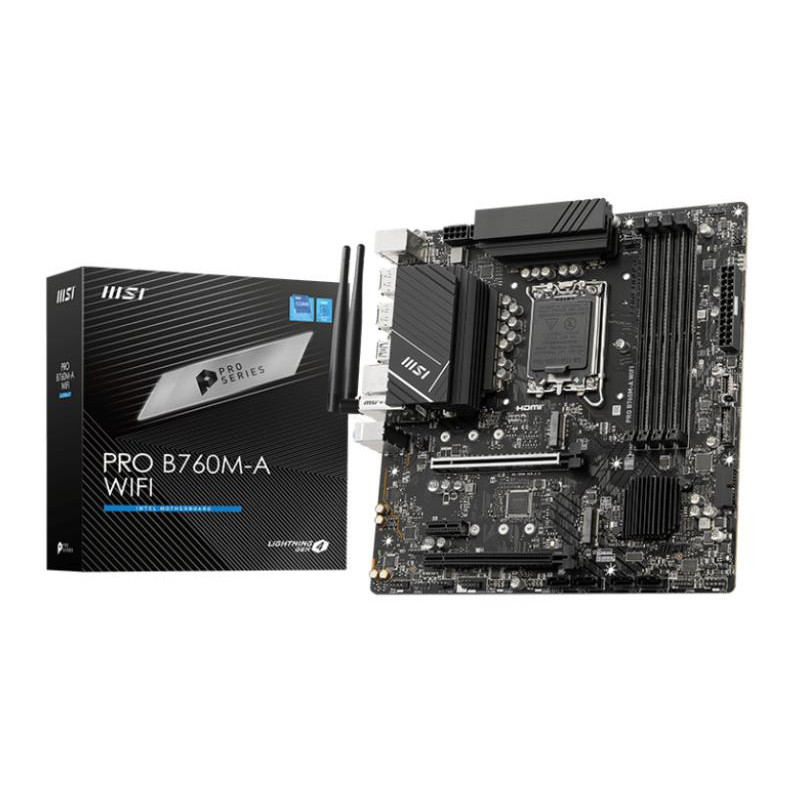 Cartes mères - MSI - PRO B760M-A WIFI