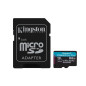 Cartes mémoire - Kingston Technology - Carte microSDXC Canvas Go Plus 170R A2 U3 V30 de 64 Go + ADP