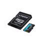 Cartes mémoire - Kingston Technology - Carte microSDXC Canvas Go Plus 170R A2 U3 V30 de 64 Go + ADP