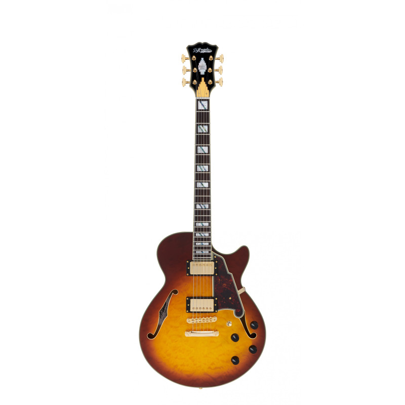 D'ANGELICO Excel SS XT Iced Tea Burst Quilt