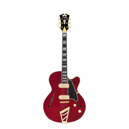 D'ANGELICO Excel 59 Trans Cherry - Instruments de musique de qualité sur Soul Rebel E-Shop