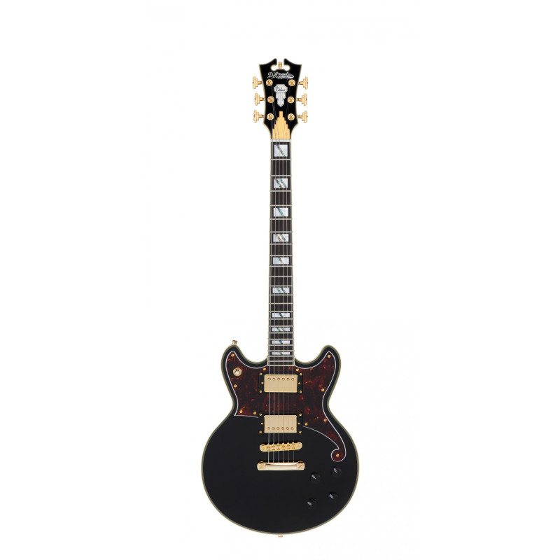 D'ANGELICO Deluxe Brighton Solid Black