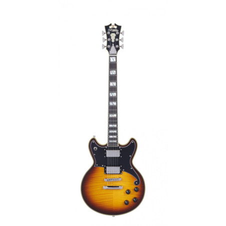 D'ANGELICO Deluxe Brighton Vintage Sunburst - Instruments de musique de qualité sur Soul Rebel E-Shop