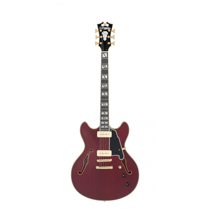 D'ANGELICO Deluxe DC Satin Trans Wine