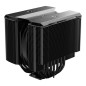 Cooler Master MasterAir MA824 Stealth Processeur Refroidisseur d'air 120/135 mm Noir