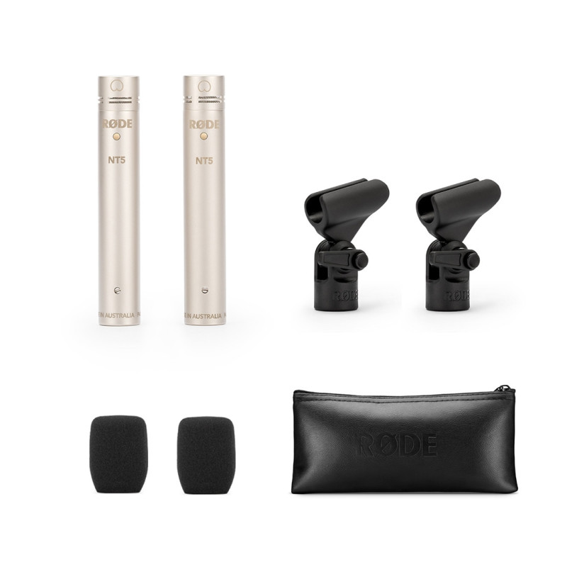 RODE NT5MP Microphones appairés over-head à condensateur orientable