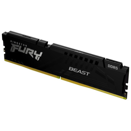 Modules de mémoire - Kingston Technology - 16 Go 6000 MT/s DDR5 CL40 DIMM FURY Beast Black | Soul Rebel E-Shop