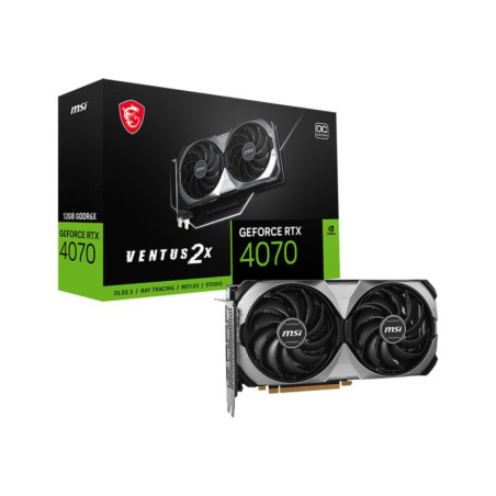 Cartes graphiques - MSI - GeForce RTX 4070 VENTUS 2X E 12G OC | Soul Rebel E-Shop