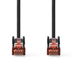 CABLE RJ45 CAT-6 S/FTP Male- Male 2m Noir