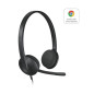 Écouteurs/casques - Logitech - H340 USB Computer Headset Avec audio numérique