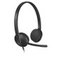 Écouteurs/casques - Logitech - H340 USB Computer Headset Avec audio numérique