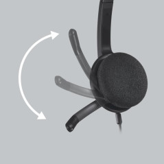 Écouteurs/casques - Logitech - H340 USB Computer Headset Avec audio numérique | Soul Rebel E-Shop