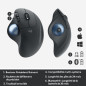 Souris - Logitech - ERGO M575 Trackball