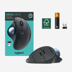Souris - Logitech - ERGO M575 Trackball | Soul Rebel E-Shop