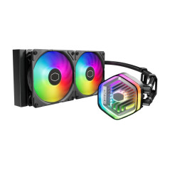 Cooler Master MasterLiquid 240 ATMOS Processeur Kit de refroidissement du liquide 12 cm Noir