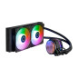 Cooler Master MasterLiquid 240 ATMOS Processeur Kit de refroidissement du liquide 12 cm Noir