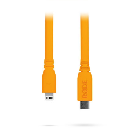 RODE SC19-O Câble USB-C Lightning Orange - Instruments de musique de qualité sur Soul Rebel E-Shop