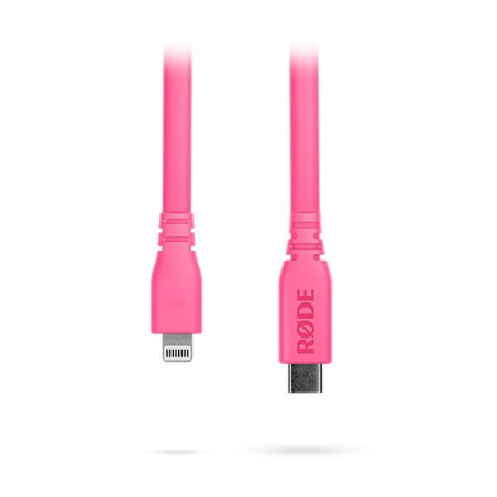 RODE SC19-P Câble USB-C Lightning Pink - Instruments de musique de qualité sur Soul Rebel E-Shop