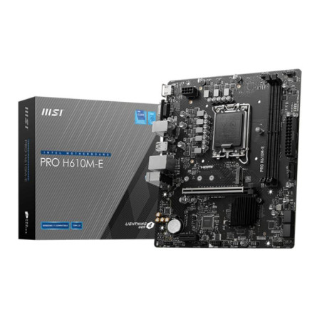 Cartes mères - MSI - PRO H610M-E | Soul Rebel E-Shop