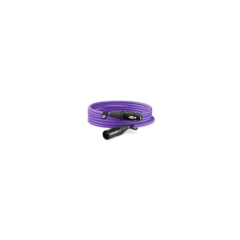 XLR3M-PU XLR Cable 3m Purple