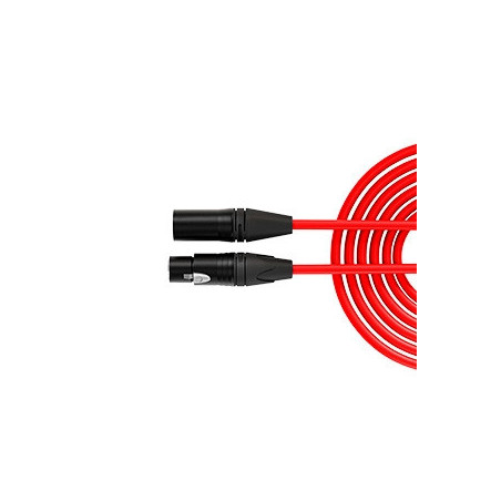 XLR6M-R Câble XLR 6m Red - Instruments de musique de qualité sur Soul Rebel E-Shop