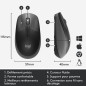 Souris - Logitech - M190 Full-Size Wireless Mouse