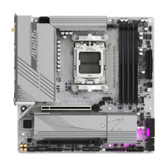 Cartes mères - GIGABYTE - B650M AORUS ELITE AX ICE Carte mère - AMD Ryzen série 9000, VRM 12+2+2 phases, jusqu'à 8000 MHz DDR5 (
