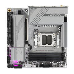 Cartes mères - GIGABYTE - B650M AORUS ELITE AX ICE Carte mère - AMD Ryzen série 9000, VRM 12+2+2 phases, jusqu'à 8000 MHz DDR5 (