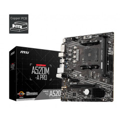Cartes mères - MSI - A520M-A PRO | Soul Rebel E-Shop
