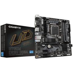 Cartes mères - GIGABYTE - B760M DS3H DDR4 Carte Mère - Prend en charge les processeurs Intel Core de 14e génération, VRM numériq