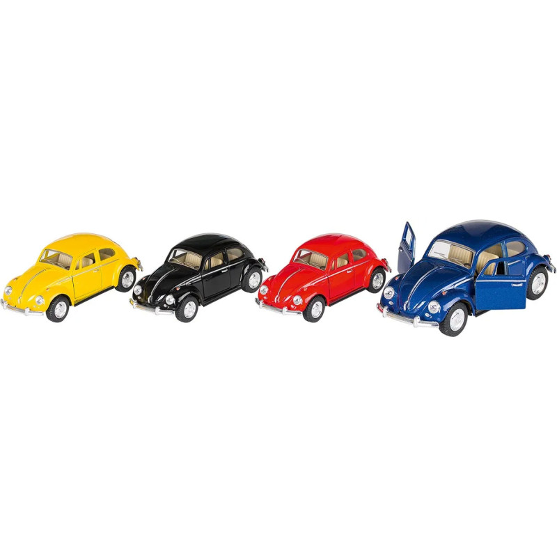Display de 12 Volkswagen Coccinelle (1967), en métal, 1/32, L de 13 cm - jouet à l'ancienne