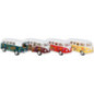 Display de 12 Volkswagen Microbus (1962), en métal, 1/32, L de 13,5 cm - jouet à l'ancienne