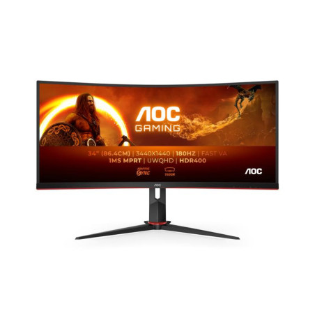 Écrans plats de PC - AOC - CU34G2XP/BK | Soul Rebel E-Shop