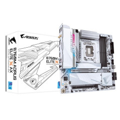Cartes mères - GIGABYTE - B760M AORUS ELITE X AX Carte Mère - Compatible avec les processeurs Intel Core 14e génération, VRM 14+