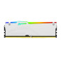 Modules de mémoire - Kingston Technology - 32 Go 5600 MT/s DDR5 CL40 DIMM (Kits de 2) FURY Beast White RGB XMP