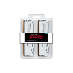 Modules de mémoire - Kingston Technology - 32 Go 5600 MT/s DDR5 CL36 DIMM (Kits de 2) FURY Beast White RGB EXPO | Soul Rebel E-S