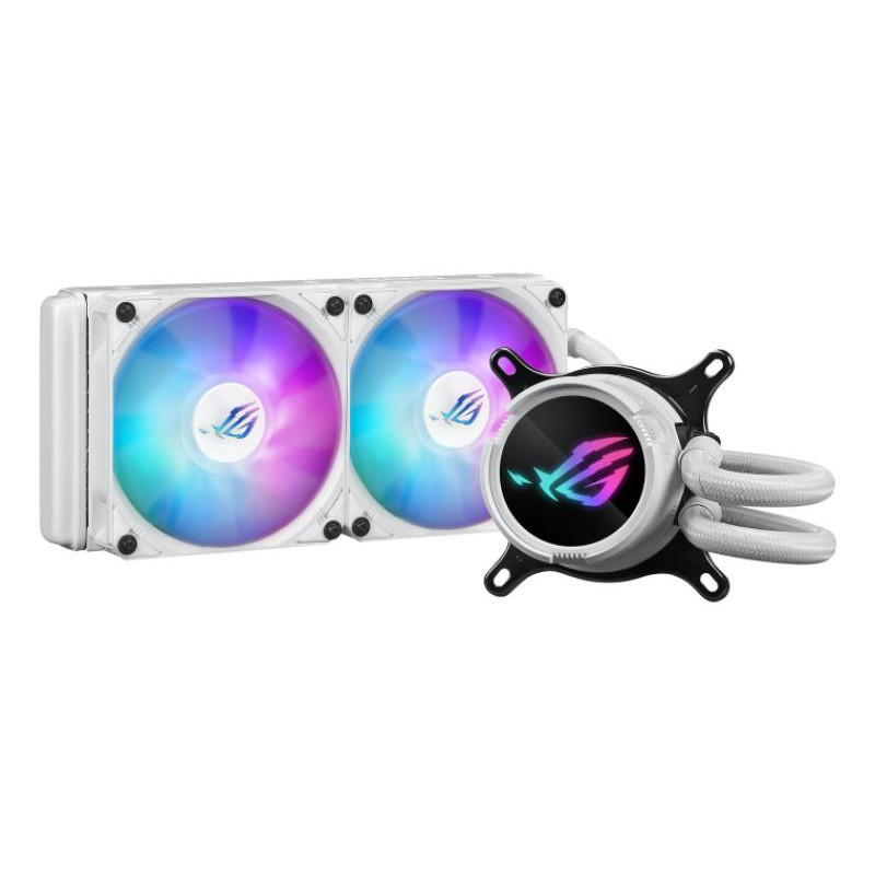 Systèmes de refroidissement d’ordinateur - ASUS - ROG Strix LC III 240 ARGB White Edition