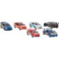 Set de 12 Street racers, en métal, 1/36, L de 12,5 cm - jouet à l'ancienne