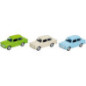 Set de 12 Trabant 601 en métal, L de 7,6 cm - jouet à l'ancienne