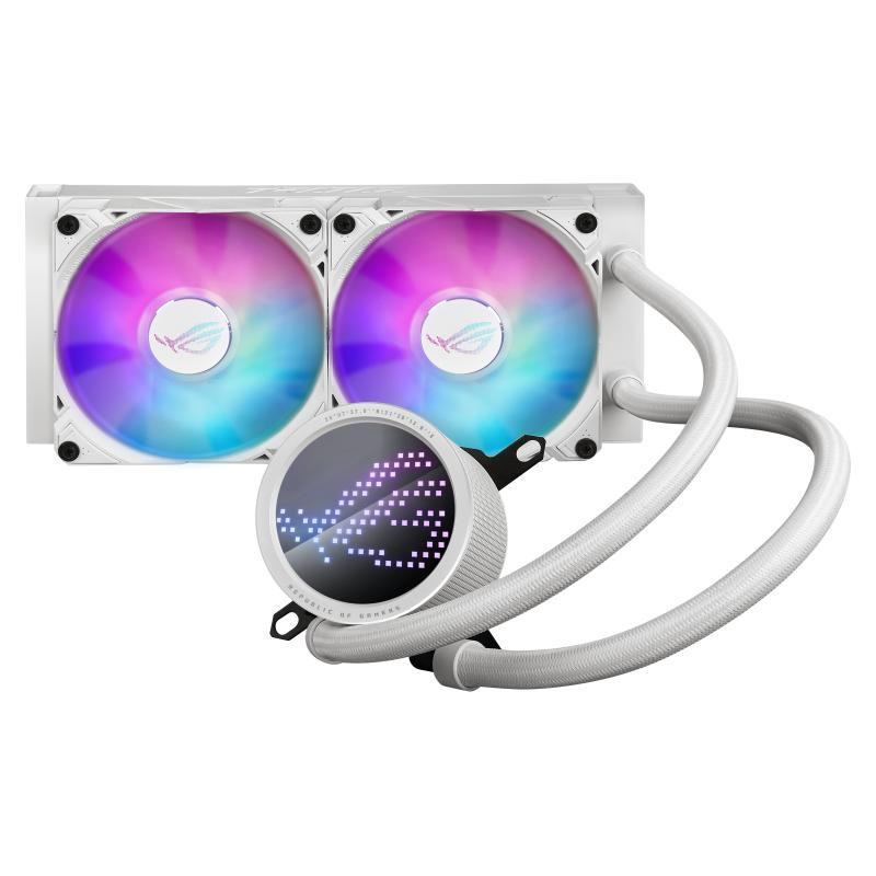 Systèmes de refroidissement d’ordinateur - ASUS - ROG Ryuo III 240 ARGB White Edition