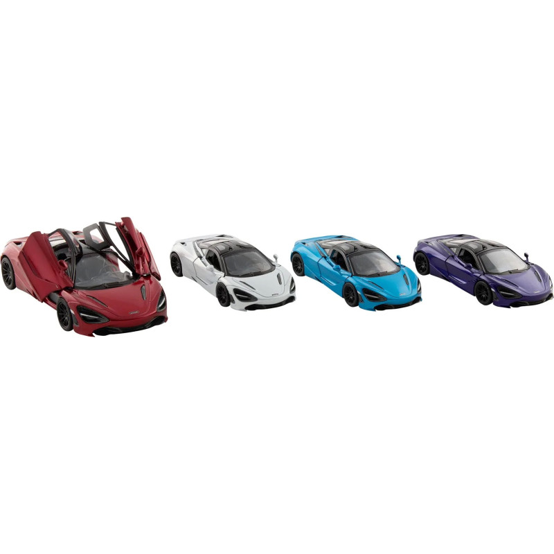 Display de 12 McLaren 720S, en métal, 1/36, L de 12,5 cm - jouet à l'ancienne