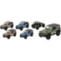 Display de 12 Jeep Wrangler (2018), métal, 1/34, L de 12,5 cm - jouet à l'ancienne